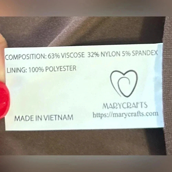 NWT Mary Crafts 2 Piece Ladies Brown Suit. Size 16. Comfort core. Office cor… - Picture 13 of 14